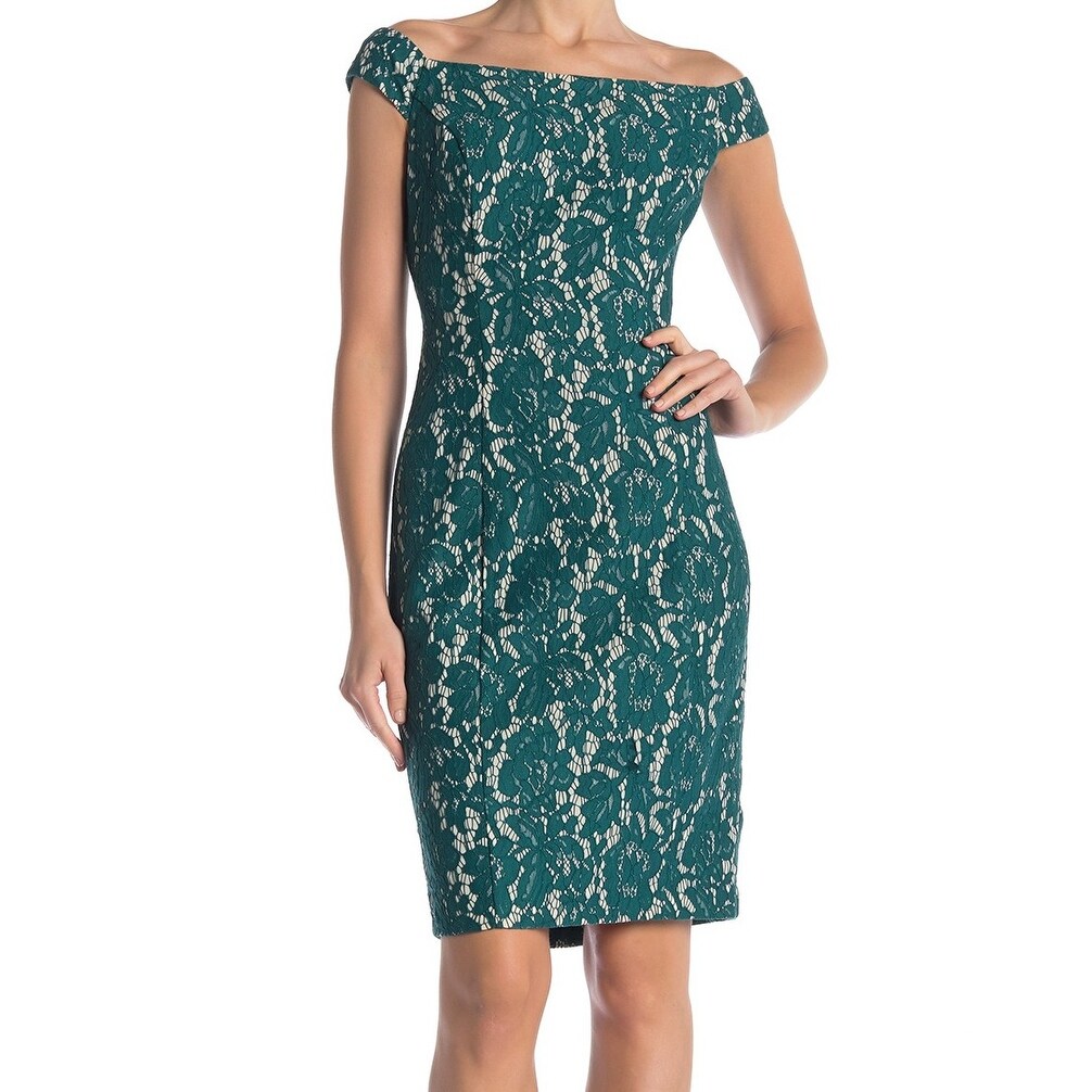 vince camuto emerald green dress