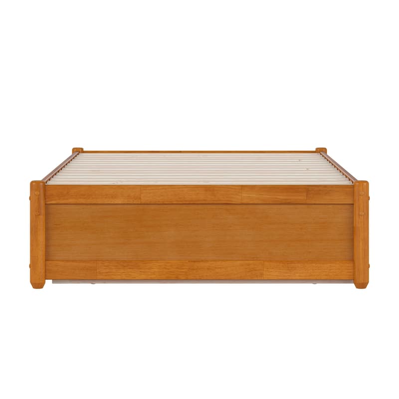 Barcelona Panel Platform Bed with Twin Trundle