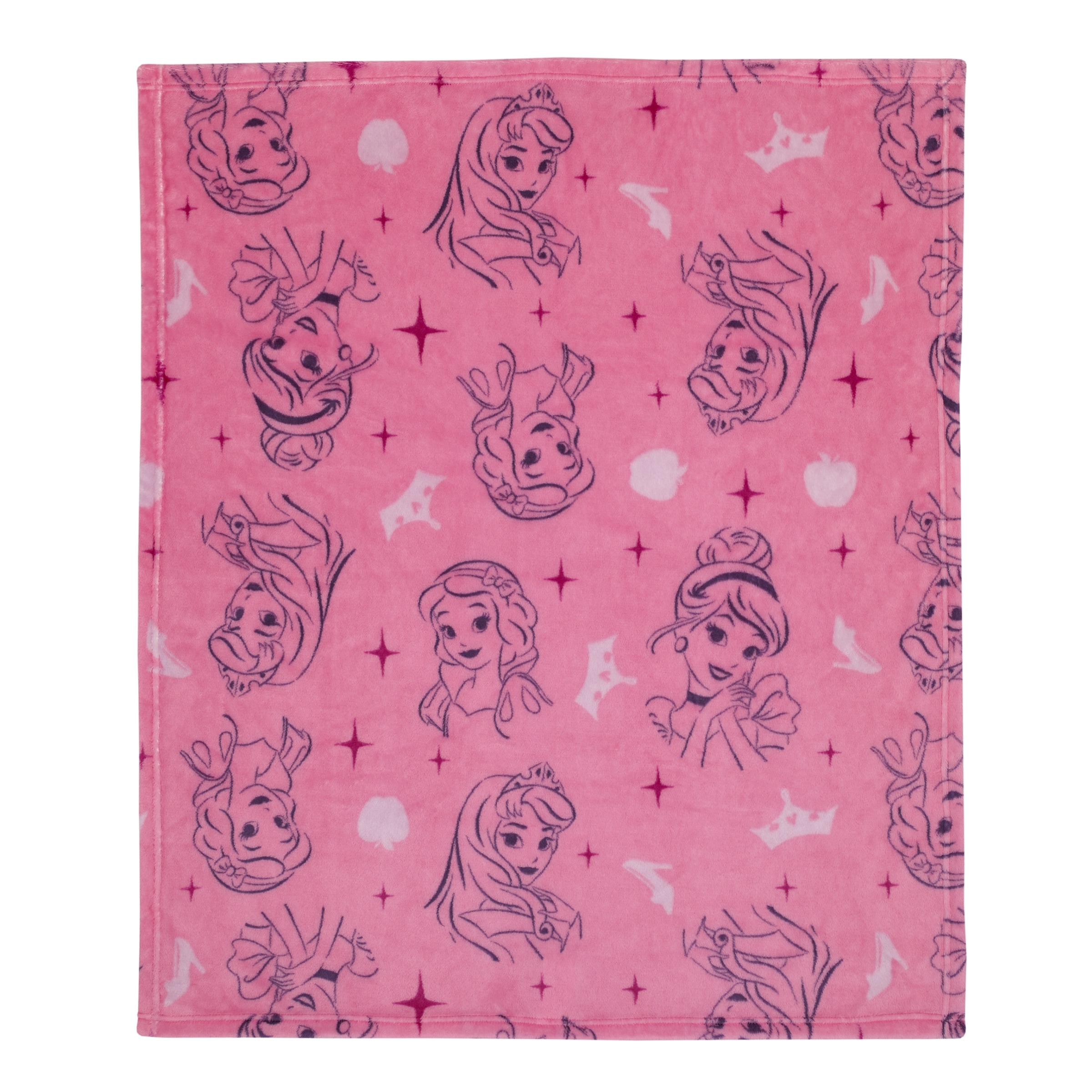 Disney princess baby blanket top