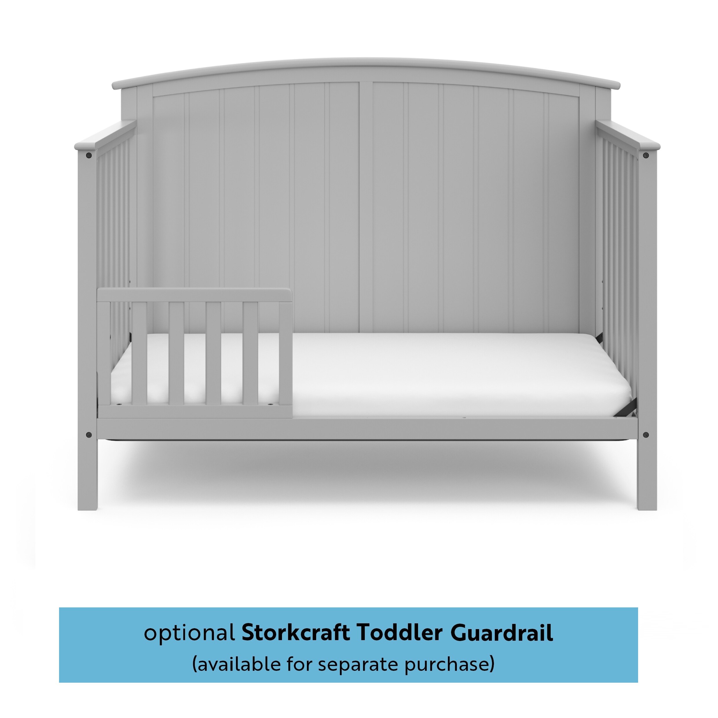 Storkcraft Steveston 4 in 1 Convertible Crib Converts to Toddler