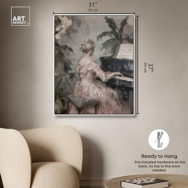 Soft Music Canvas by Art Remedy