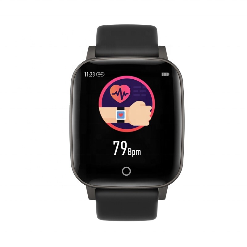 Indigi Smart Watch Thermometer with 1.3 inch Touch Screen IP67 Waterproof Heart Rate Pedometer Smartwatch Sleep Monitor