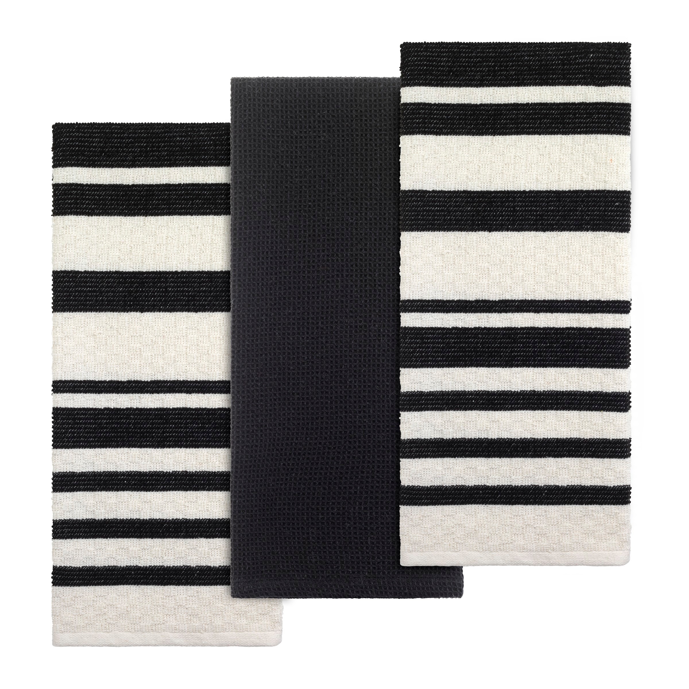 Izod Essex 3-Piece Kitchen Towel Set - Kitchen Towel 3 Pack