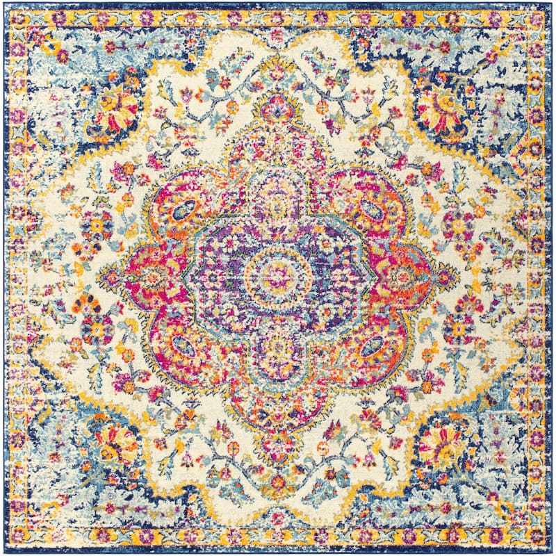 Livabliss Elaziz Updated Traditional Medallion Area Rug