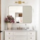 preview thumbnail 108 of 141, Apmir Metal Frame Tempered Glass Bathroom Vanity Mirror for Wall, Cloakroom, Bedroom