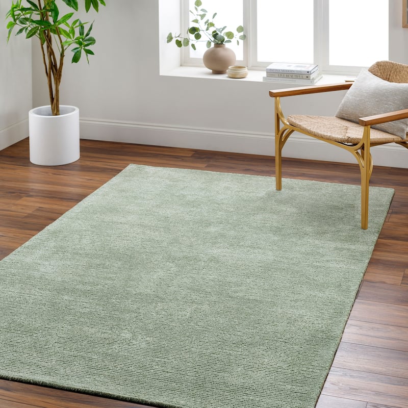 Maier Casual Area Rug - 8' Square - Green