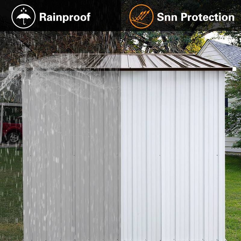 Metal garden sheds 10ftx8ft outdoor storage sheds