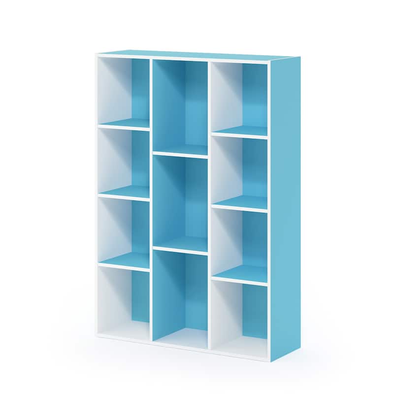 Furinno 11-Cube Reversible Open Shelf Bookcase