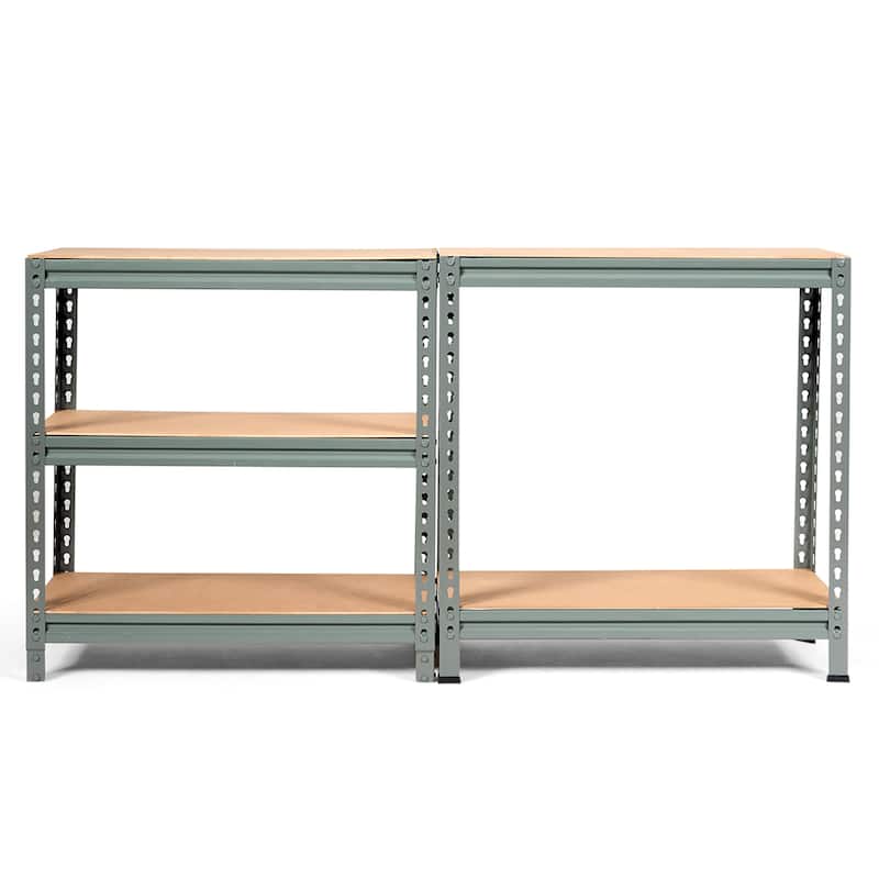 Costway 5-Tier Metal Storage Shelves 60'' Garage Rack W/Adjustable