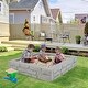 preview thumbnail 3 of 30, Outdoor Kids Sandbox with Cover and Bottom Liner for Backyard Play