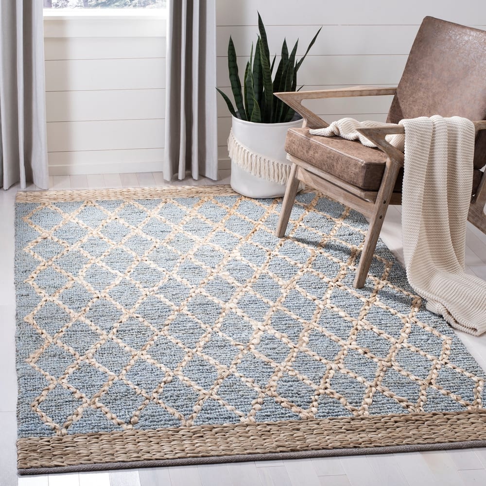 SAFAVIEH Handmade Natural Fiber Foolke Casual Jute Trellis Rug