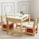 preview thumbnail 5 of 13, Kids Table and Chair Set 3 in 1 with Drawer for Toddlers Drawing