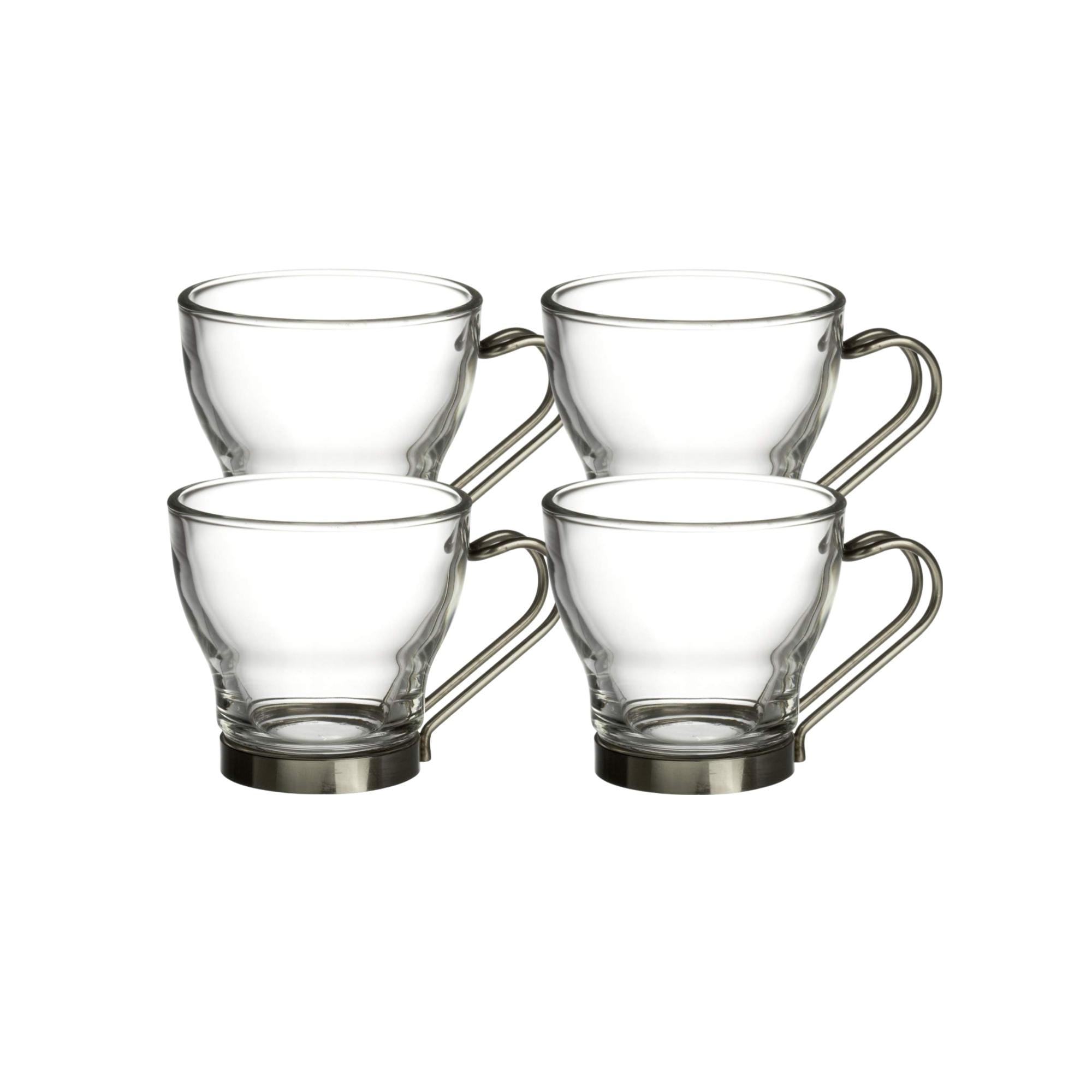 Bormioli Rocco Verdi Set of 4 Espresso Cups With Handle