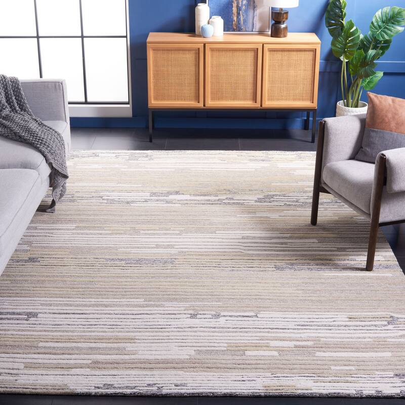 SAFAVIEH Handmade Fifth Avenue Archana Modern Abstract Wool Rug