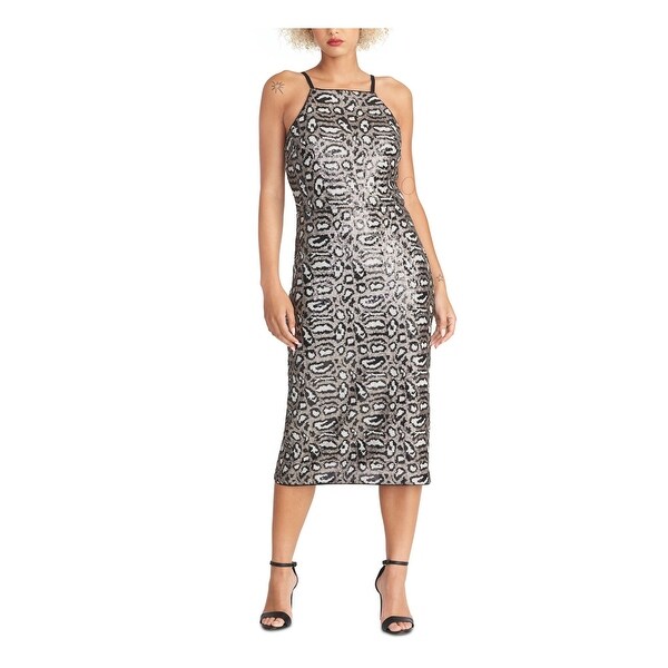 sleeveless midi sheath dress