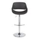 preview thumbnail 138 of 144, Silver Orchid Svellingen Adjustable Bar Stool with Rounded T Footrest - Set of 2