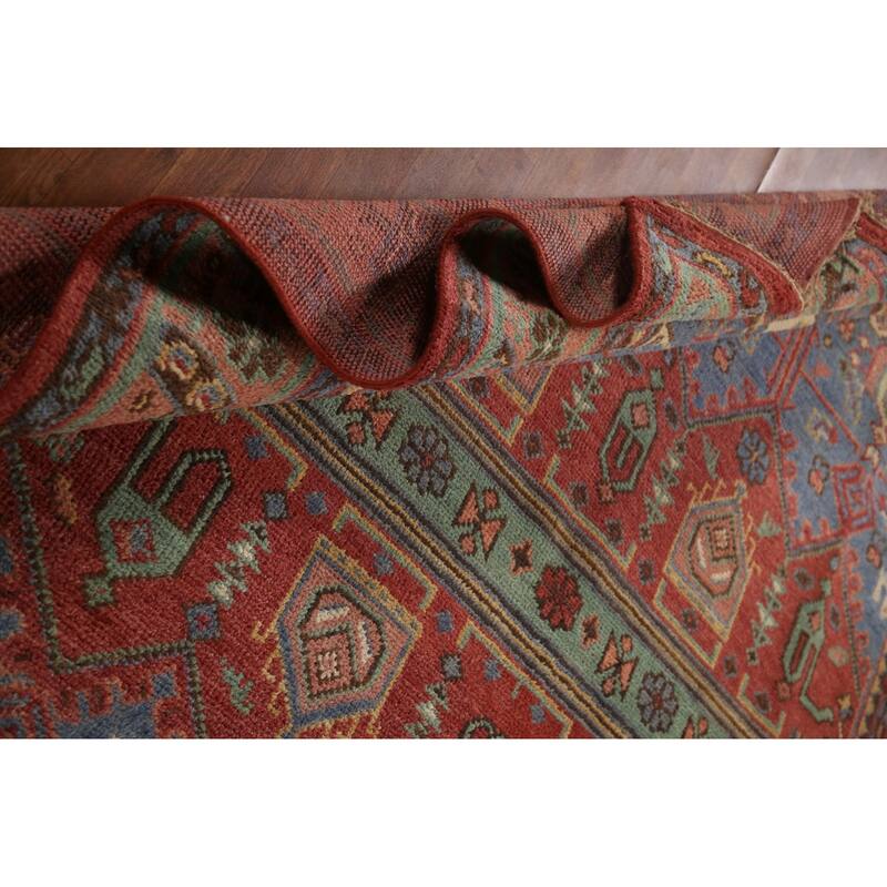 Traditional Sirjan Indian Area Rug Handmade Wool Carpet - 7'9"x 9'11"