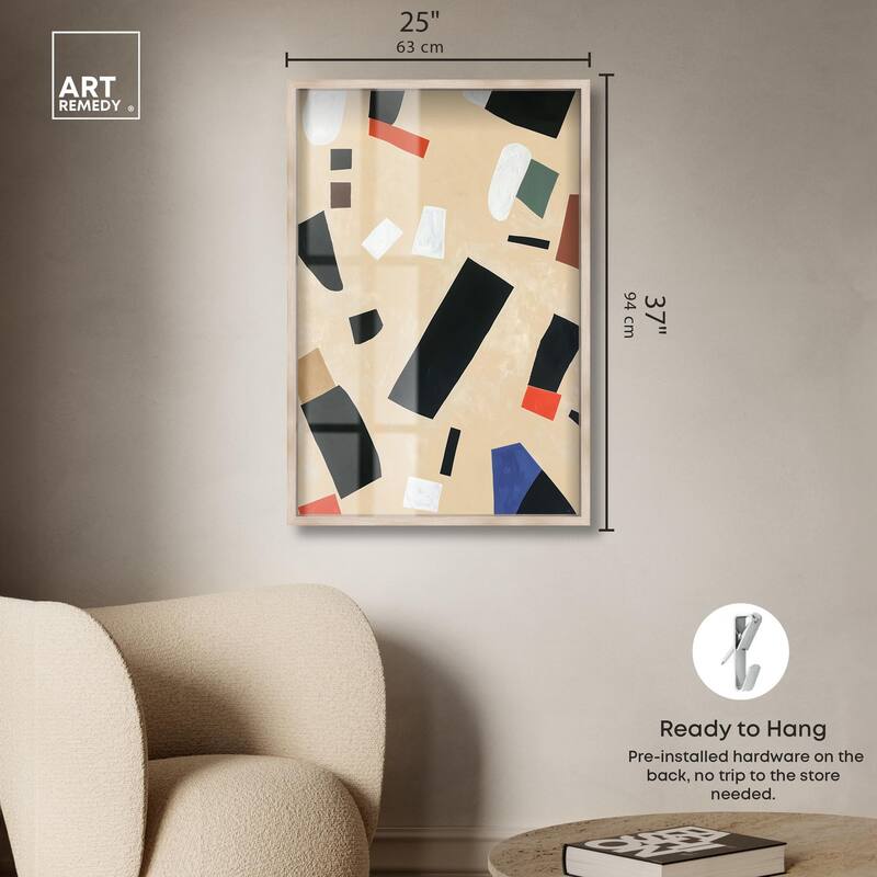 Mindscape Mosaic I Shadowbox by Art Remedy