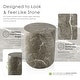 preview thumbnail 5 of 28, Furniture of America Karvyn Modern 14-inch Round Natural Stone Indoor Drum Side Table