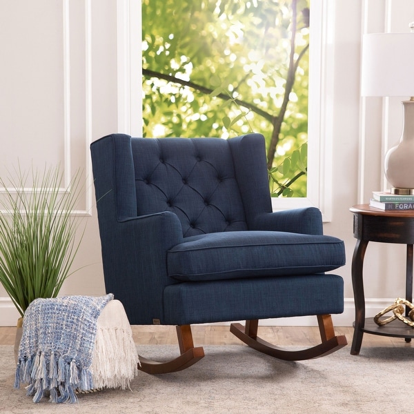 Abbyson Thatcher Fabric Rocker Chair Bed Bath Beyond 10562454