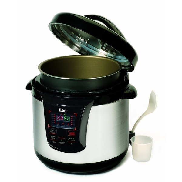 Elite platinum 8 quart pressure cooker manual cheap