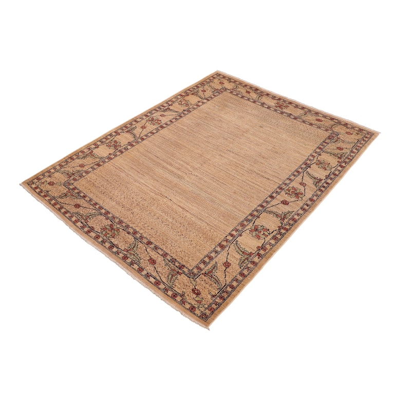 Rustic Ombre Zemeen Gabbeh Hand Knotted Wool Area Rug