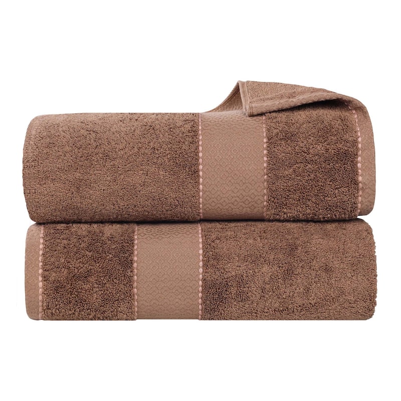 Superior Niles Cotton Ultra-Plush Absorbent Bath Sheets, Set of 2