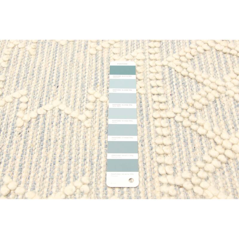 ECARPETGALLERY Braid weave Sienna Cream Wool Rug - 5'1 x 7'10