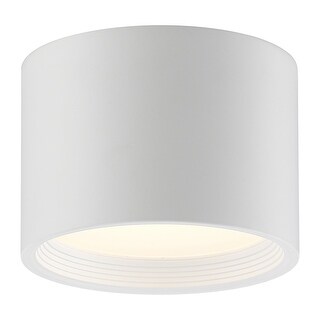 Reel 1-light White LED Medium Flush Mount