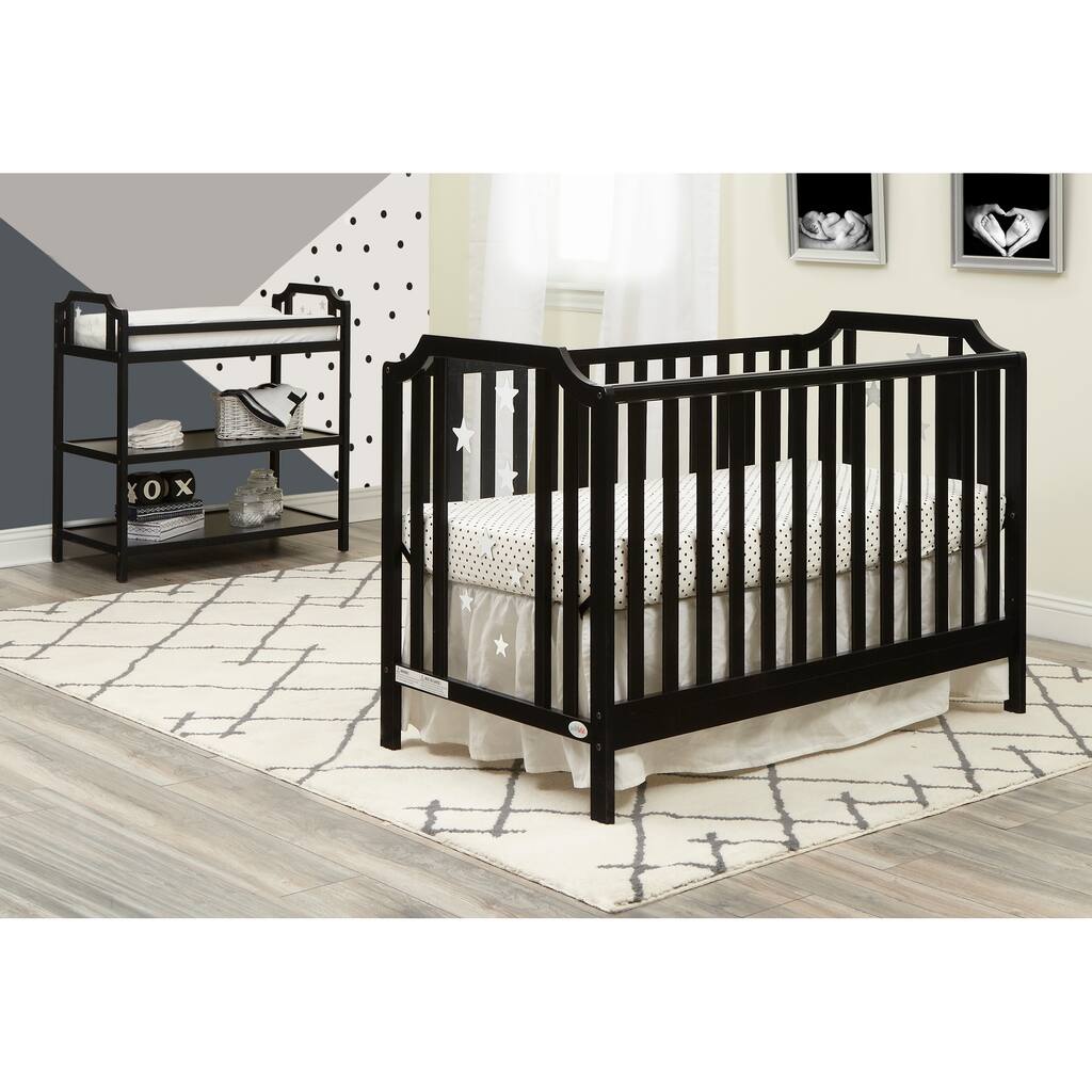 Suite Bebe Celeste Acrylic 3-in-1 Convertible Island Crib