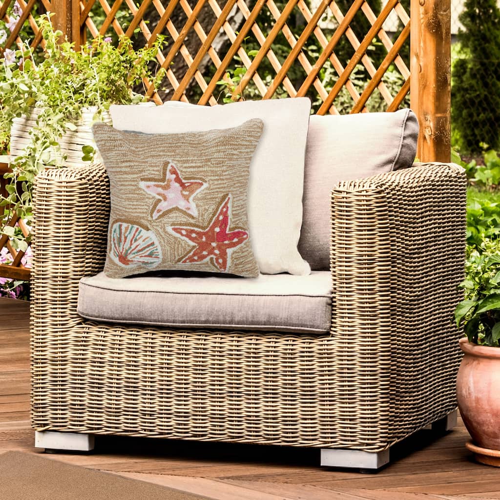 Liora Manne Frontporch Beachcomber Indoor/Outdoor Pillow