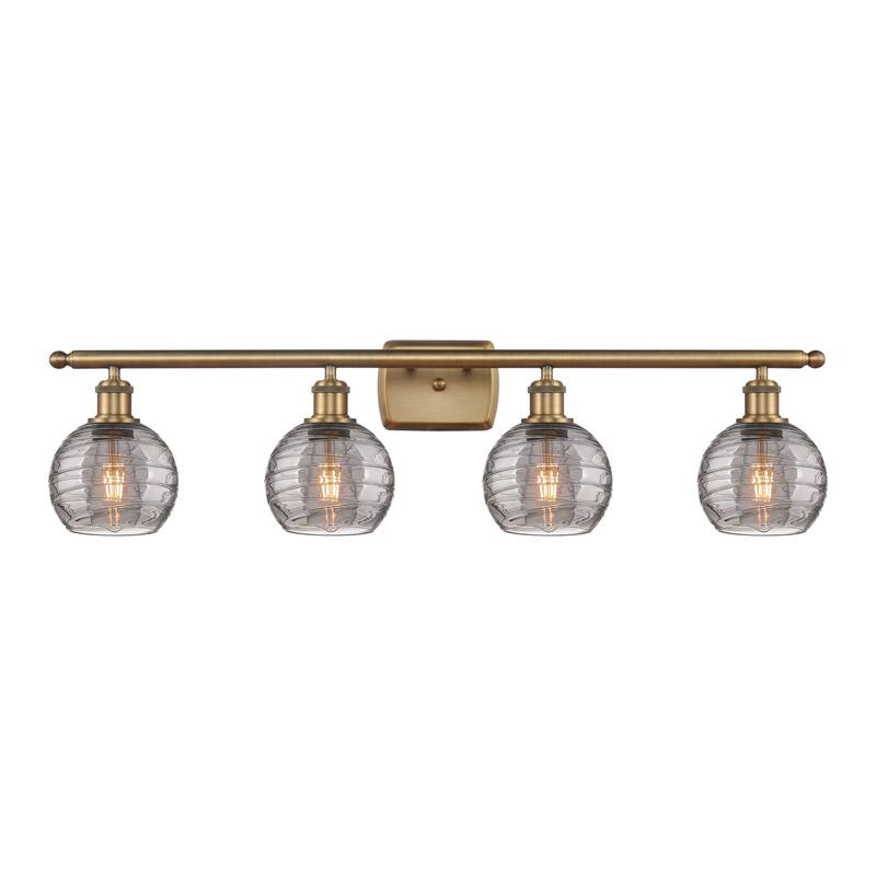 Innovations Lighting Athens Deco Swirl - 4 Light 36" Bath Vanity Light
