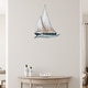 preview thumbnail 2 of 1, IH Casa Decor Polyresin Sail Boat Wall Decor Multi