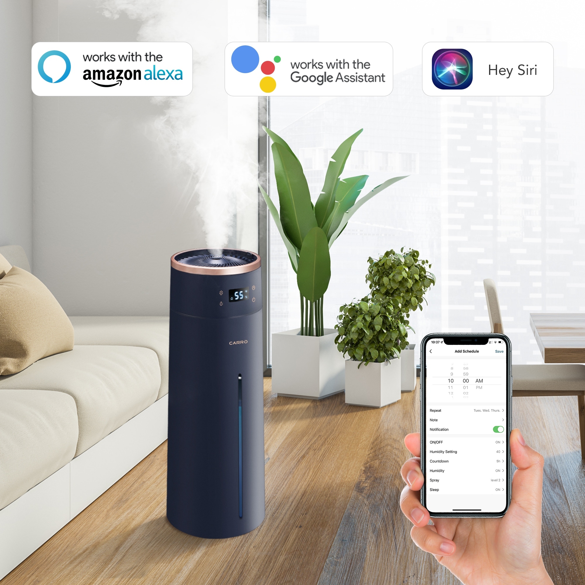 Blue air purifier shop bed bath beyond