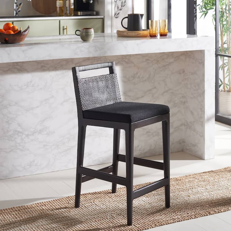 SAFAVIEH Home Darin Counter Stool - 16"W x 20"D x 36"H
