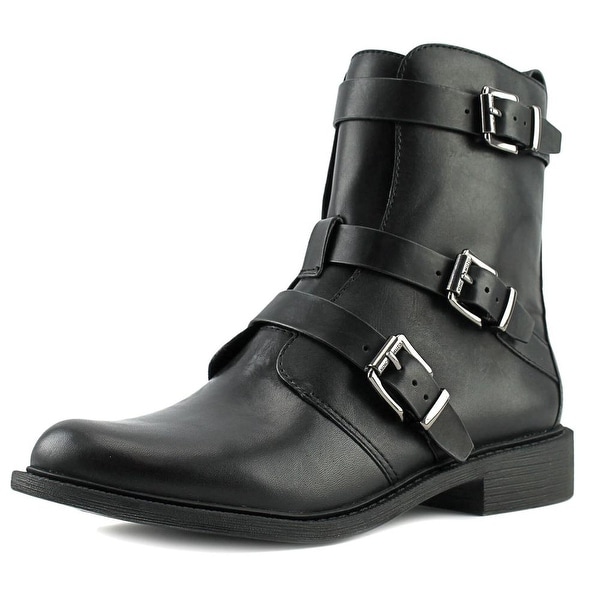 Vince Camuto Raegel Women Round Toe Leather Black Ankle Boot