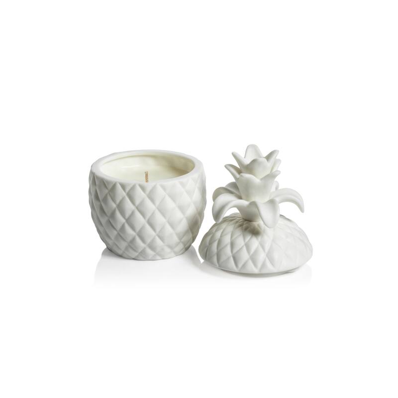 Frisian Ceramic Pineapple Jar Candle