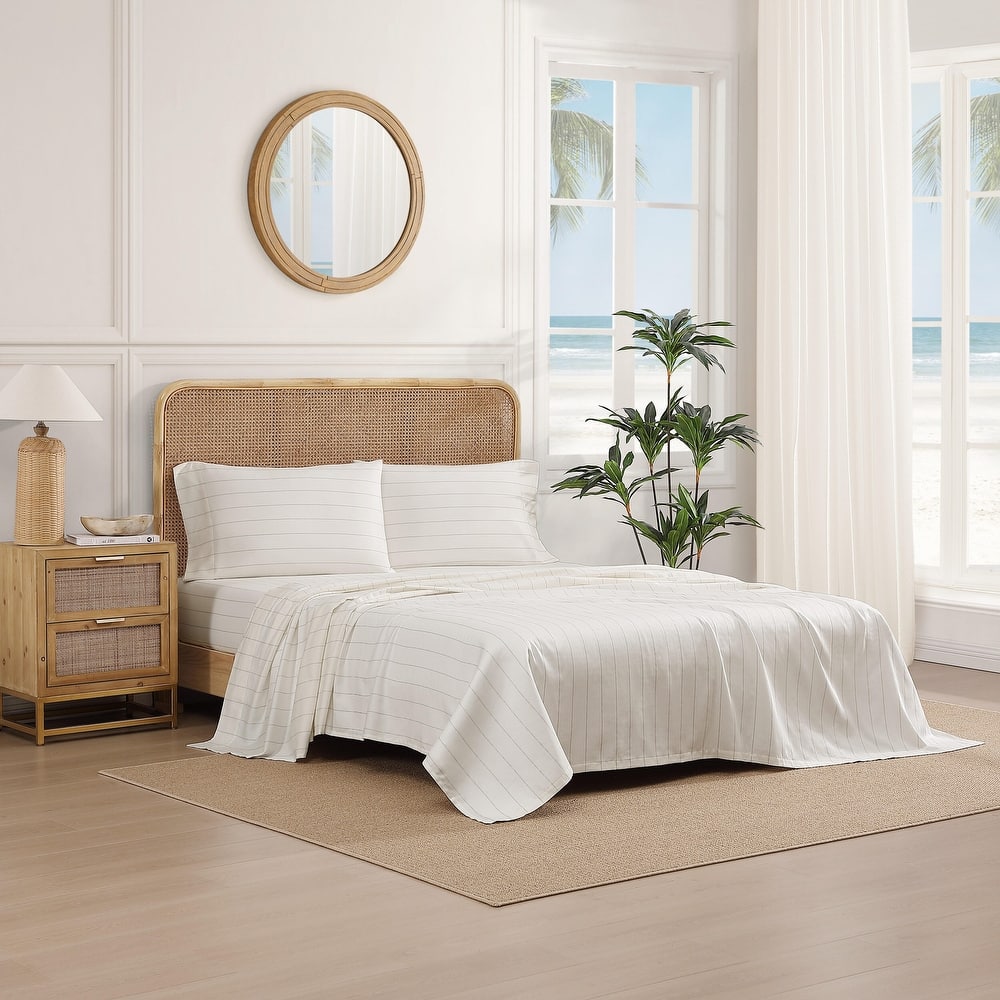 Tommy Bahama Sateen Cotton Printed Sheet Set