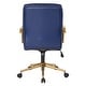 preview thumbnail 28 of 46, Baldwin Mid-Back Faux Leather Chair
