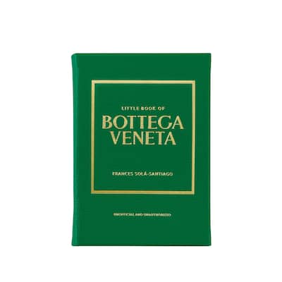 Graphic Image Little Book of Botega Coffee Table Book, Leather, Jade