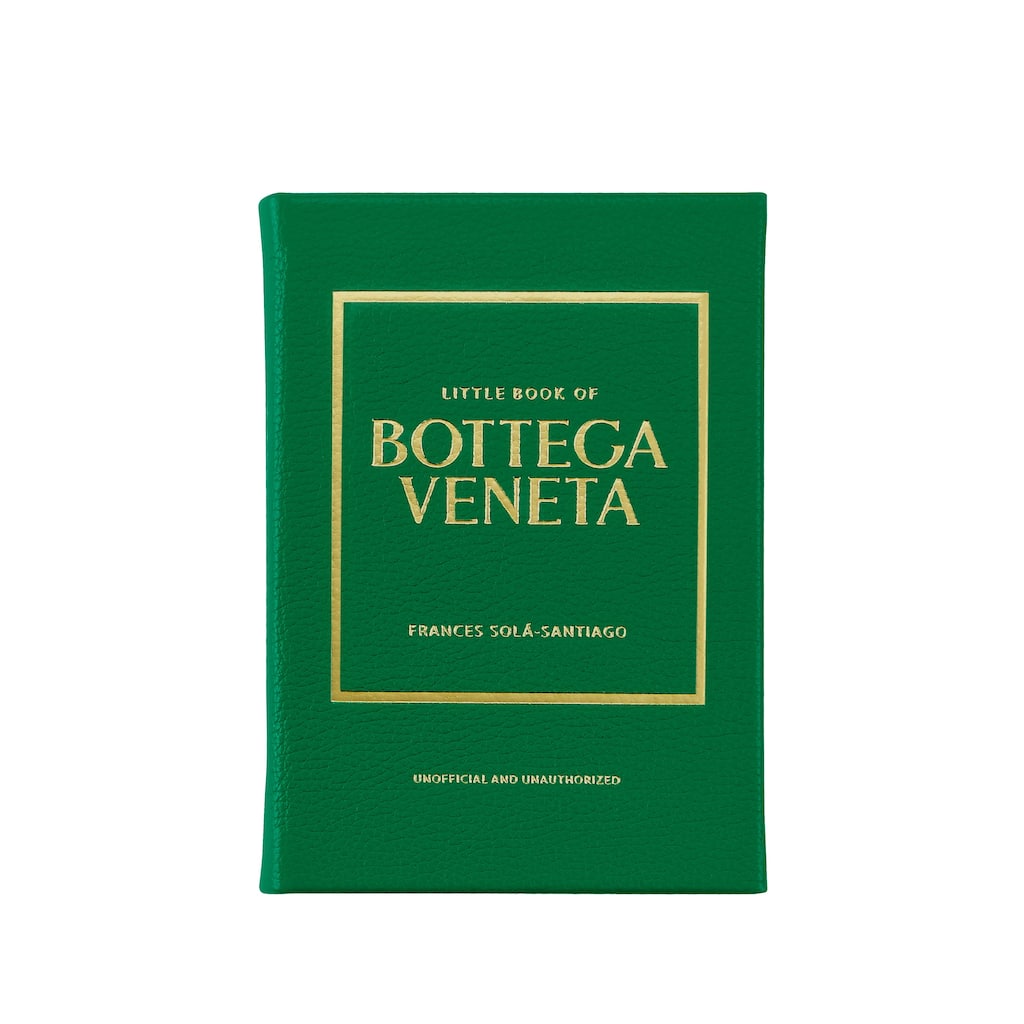 Graphic Image Little Book of Botega Coffee Table Book, Leather, Jade