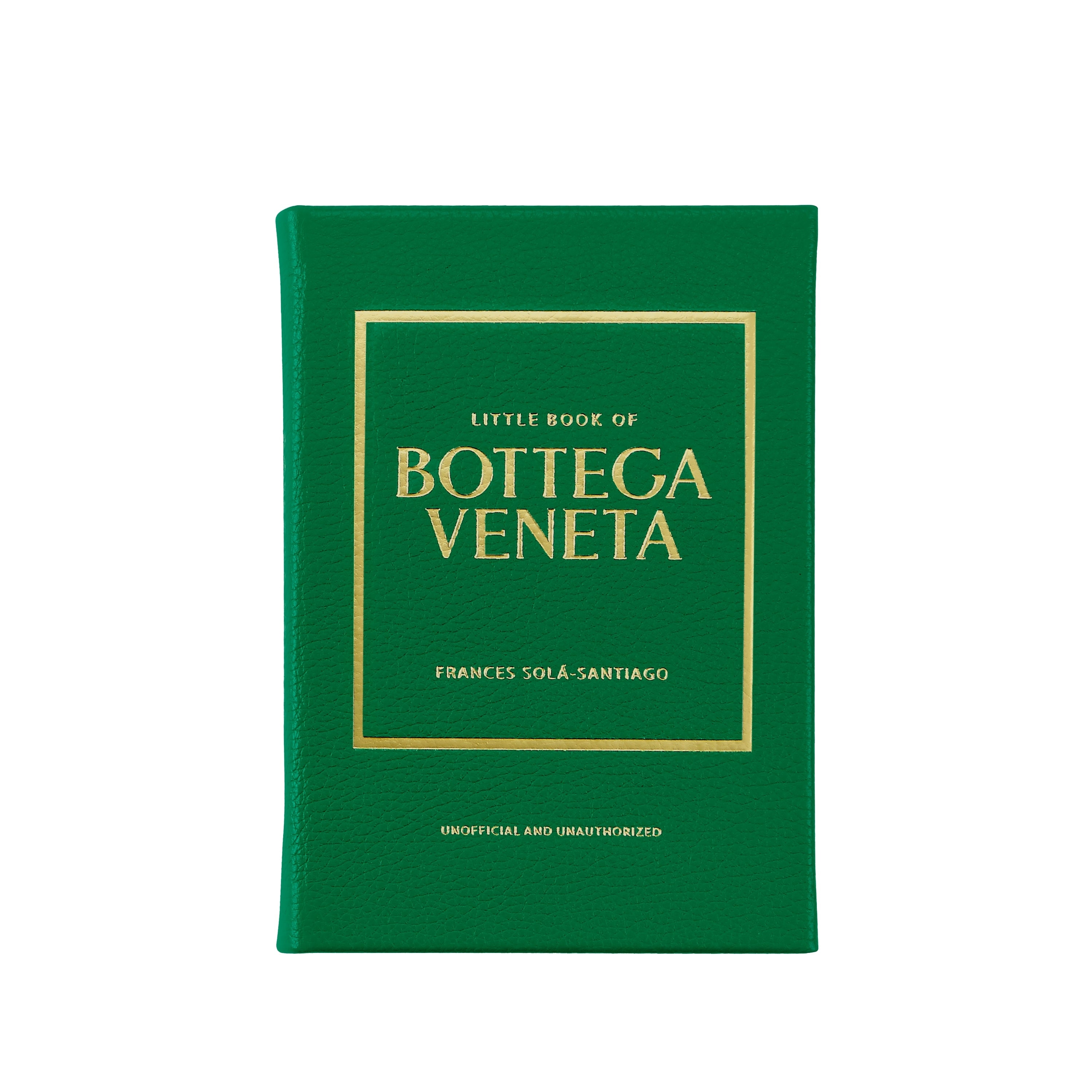 Graphic Image Little Book of Botega Coffee Table Book, Leather, Jade