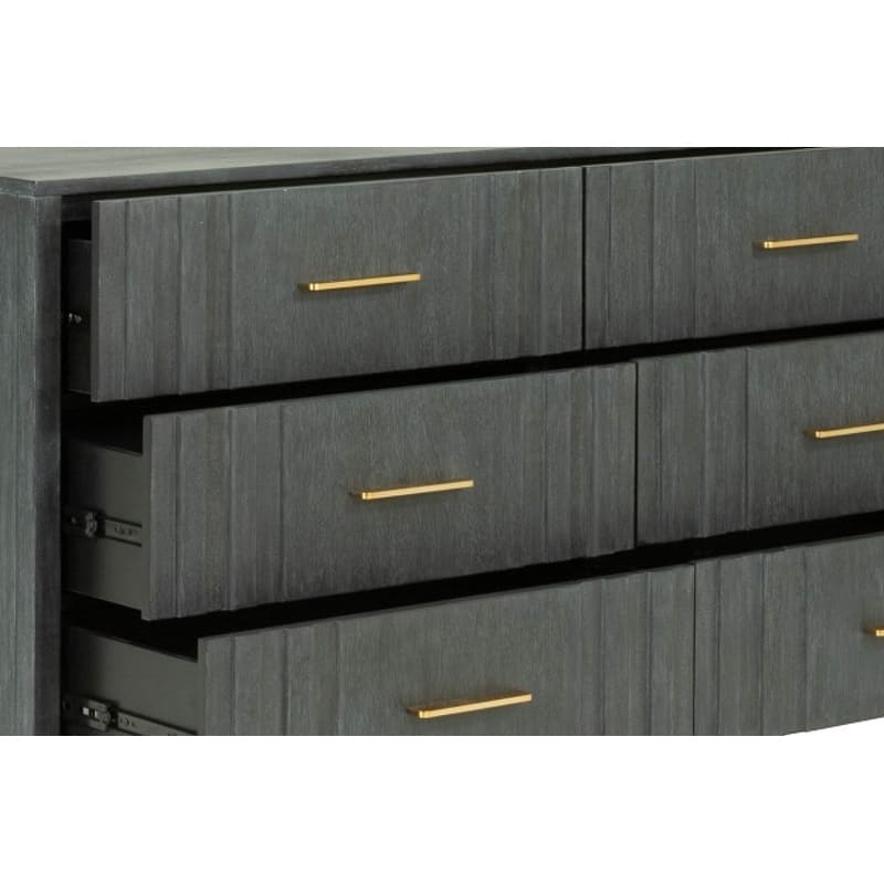 Modrest Manchester Contemporary Dark Grey Bedroom Set