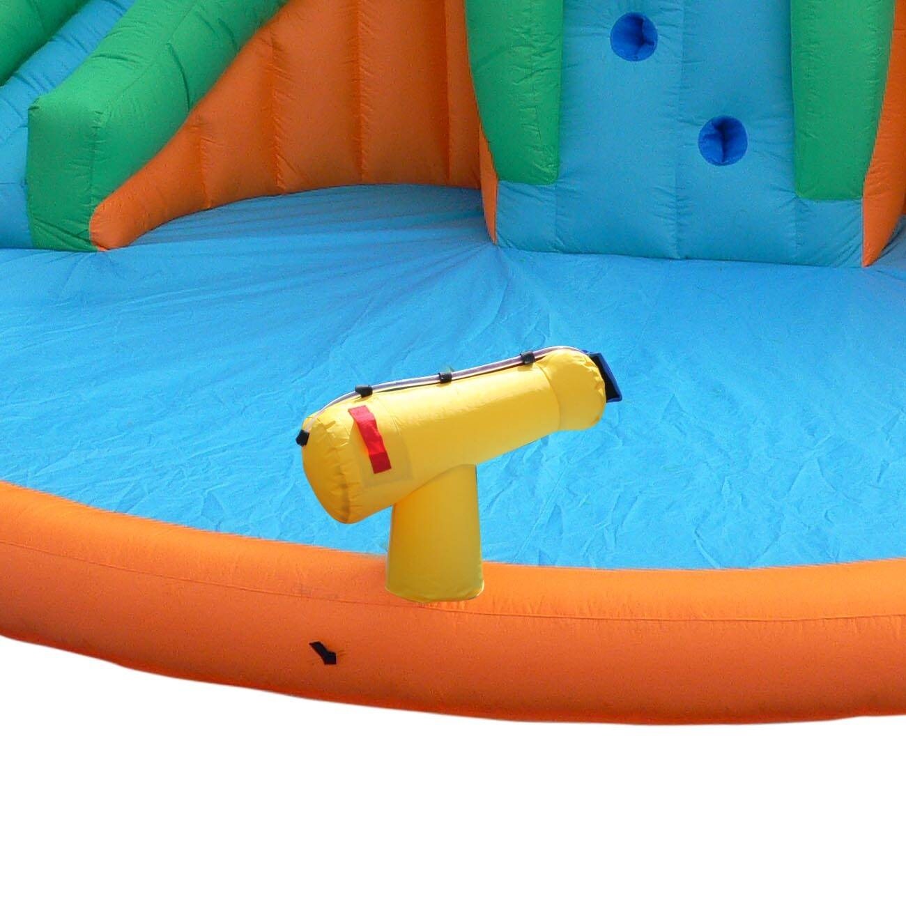Kahuna 90475 Twin Peaks Kids Inflatable Splash Pool Backyard Water Slide Park 111.3
