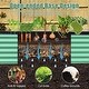 preview thumbnail 15 of 14, 8x4x1.5 ft Galvanized Raised Garden Bed, Outdoor Planter Garden Boxes Large Metal Planter Box