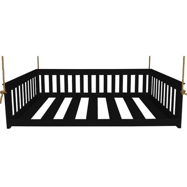 Pine Full Mission Hanging Daybed with Rope