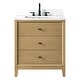 preview thumbnail 24 of 79, Vanity Art 30" Freestanding Bathroom Vanity with Engineered Marble Top and Sink
