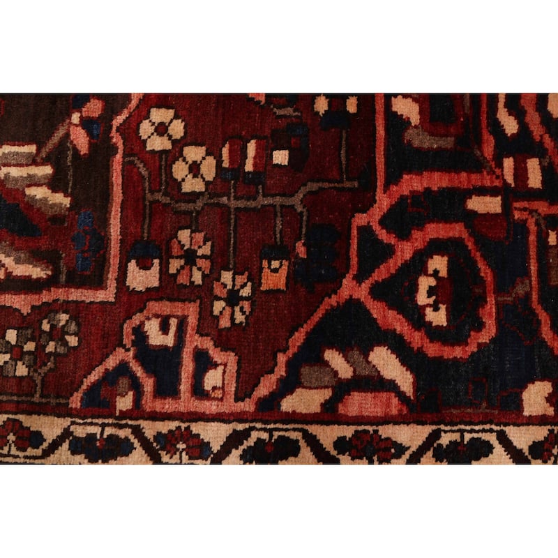 ECARPETGALLERY Hand-knotted Kayseri Vintage Red Wool Rug - 6'3 x 9'5