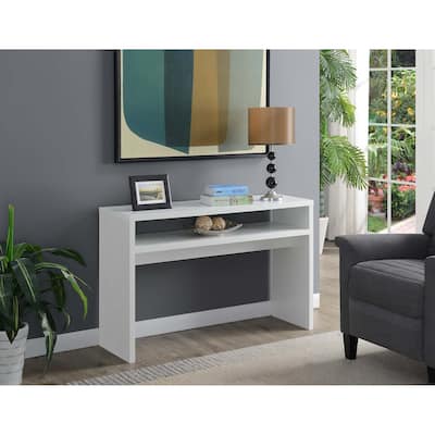 Convenience Concepts Northfield Deluxe Entryway Hall Console Table with Shelf