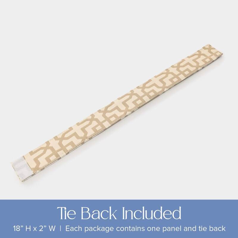 Outdoor Cabana Trellis Grommet Panel